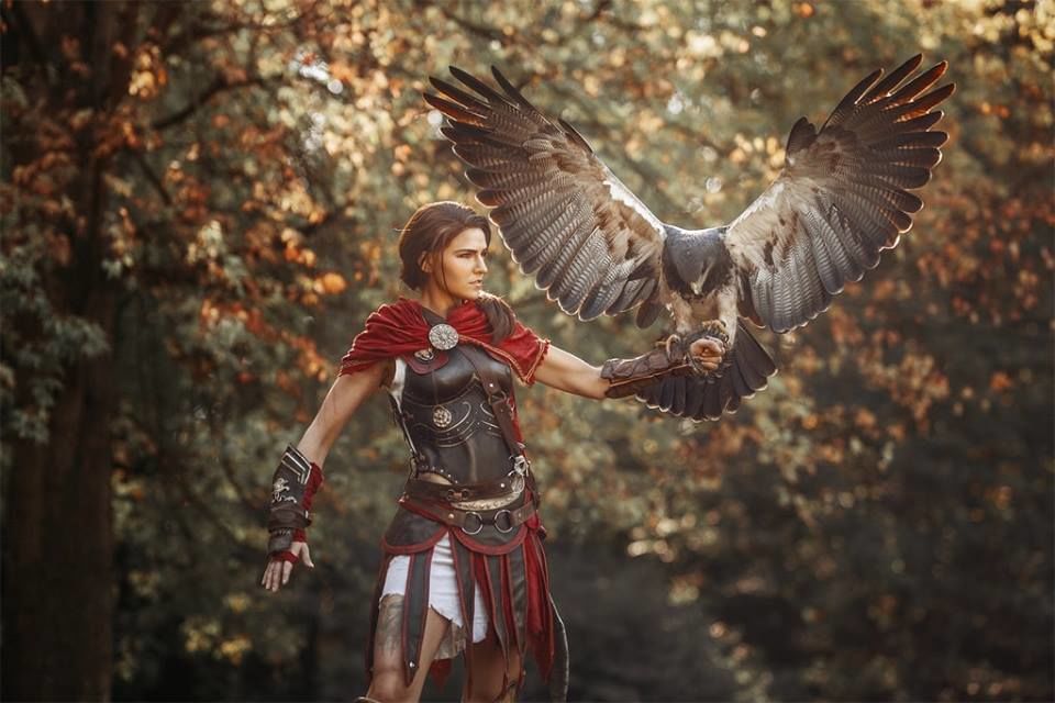 Assassin's Creed Odyssey Kassandra Cosplay'i muazzam görünüyor