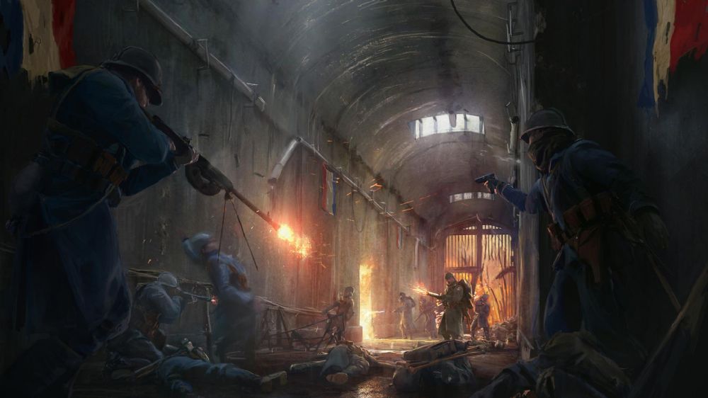 Battlefield 1'in They Shall Not Pass DLC'sinden konsept resimler yayımlandı