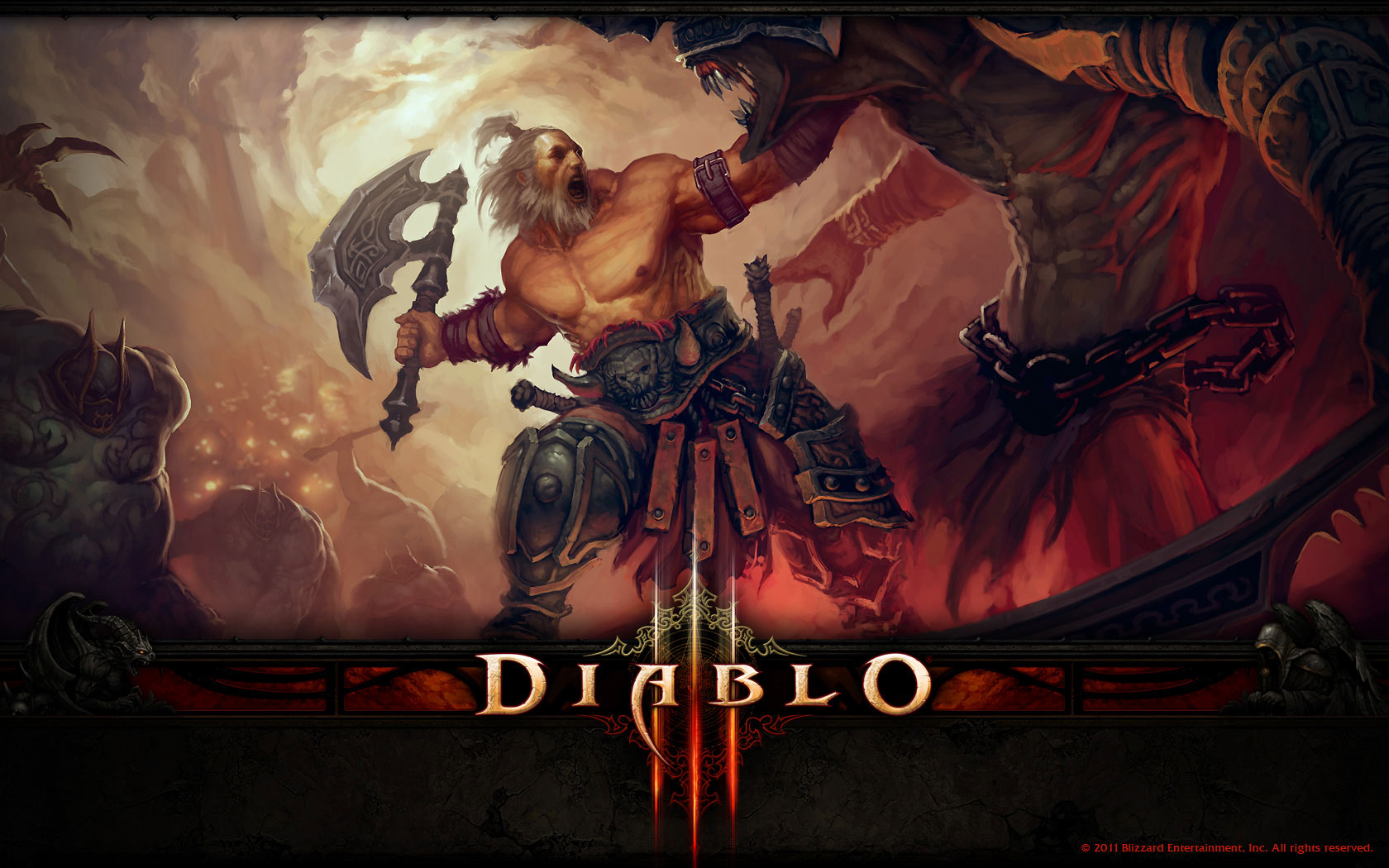 Diablo 3'e yüksek kalite duvar kağıtları