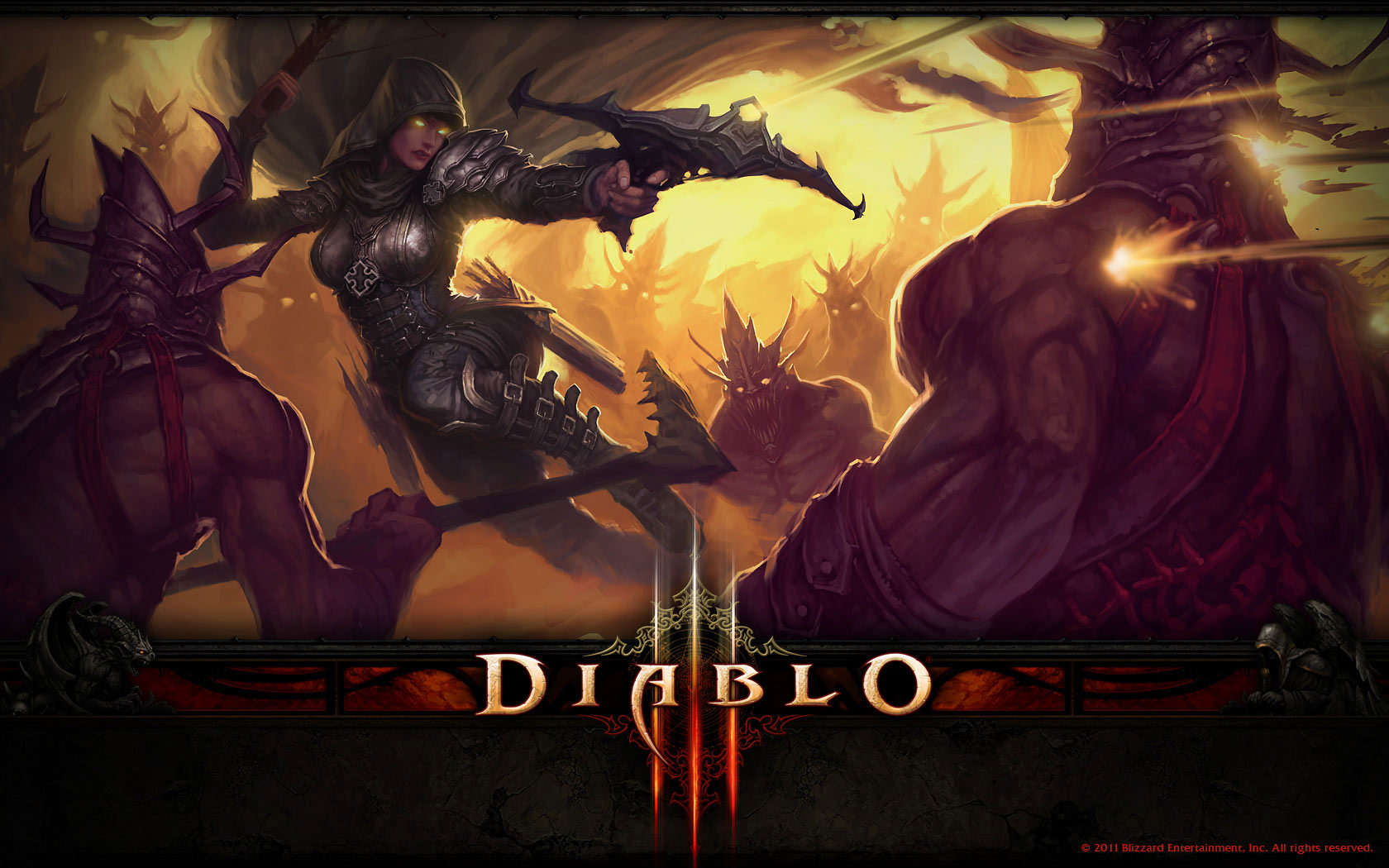 Diablo 3'e yüksek kalite duvar kağıtları