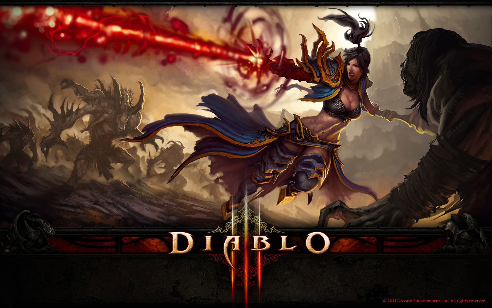 Diablo 3'e yüksek kalite duvar kağıtları