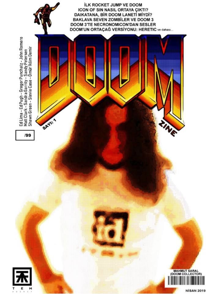 Doomzine dergi çıktı. Türkçe ve sadece 99 adet