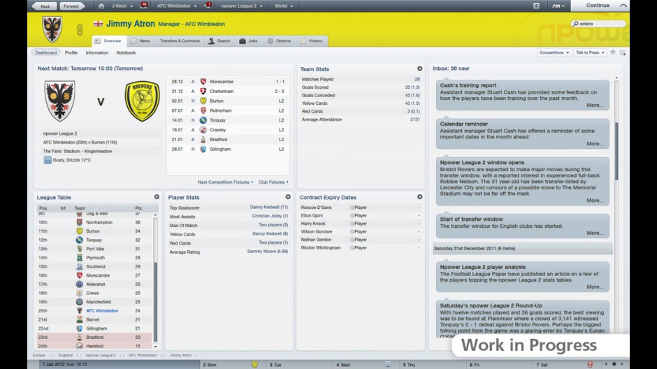 FM 2012'ye ekran görüntüleri geldi