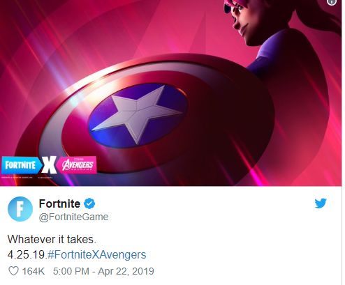 Fortnite'ın Avengers güncellemesi önümüzdeki günlerde geliyor