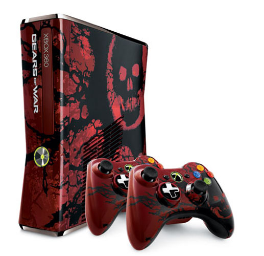 Gears of War 3 temalı özel X360 konsolu