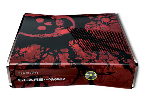 Gears of War 3 temalı özel X360 konsolu