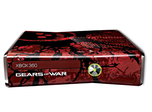 Gears of War 3 temalı özel X360 konsolu