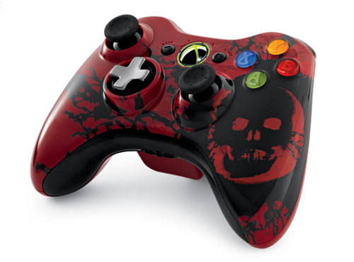 Gears of War 3 temalı özel X360 konsolu