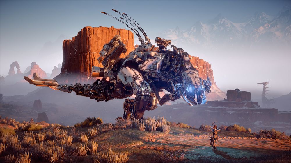 Horizon: Zero Dawn'ın vahşi robotik yaşamından yeni görseller
