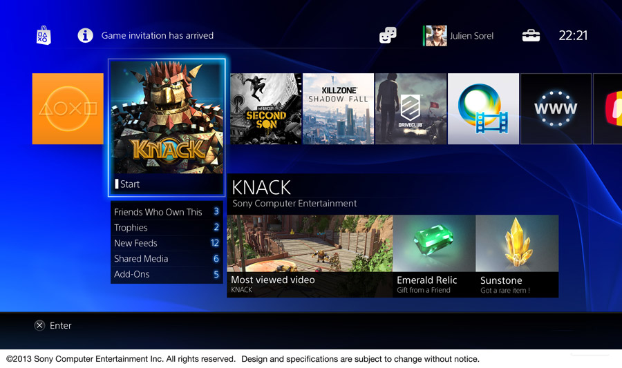 İşte PlayStation 4'ün yeni arayüzü