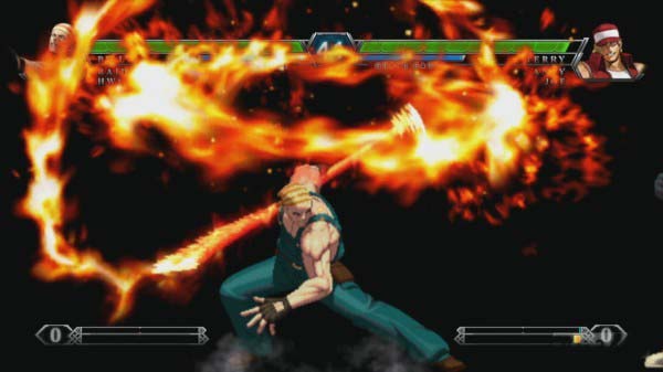 King of Fighters XIII'dan ekran görüntüleri