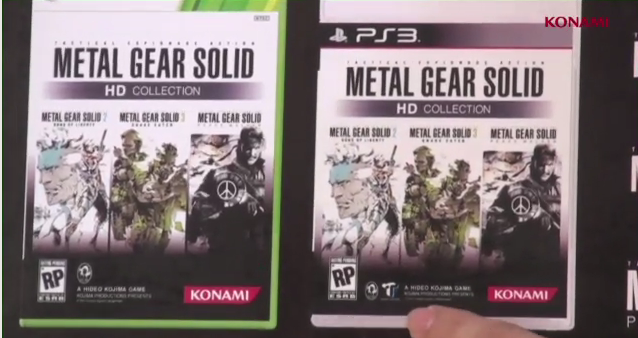 Metal Gear Solid HD'nin kutu tasarımı