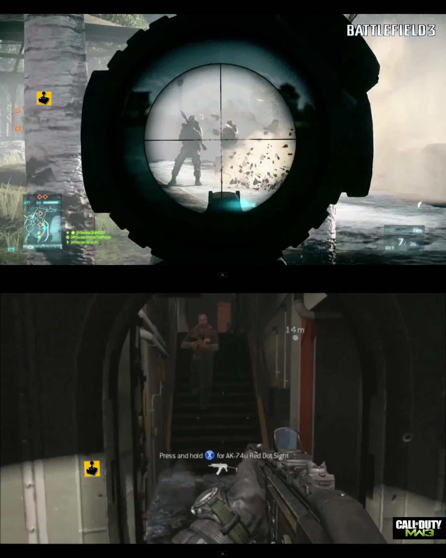 Modern Warfare 3 vs Battlefield 3 - Round 3