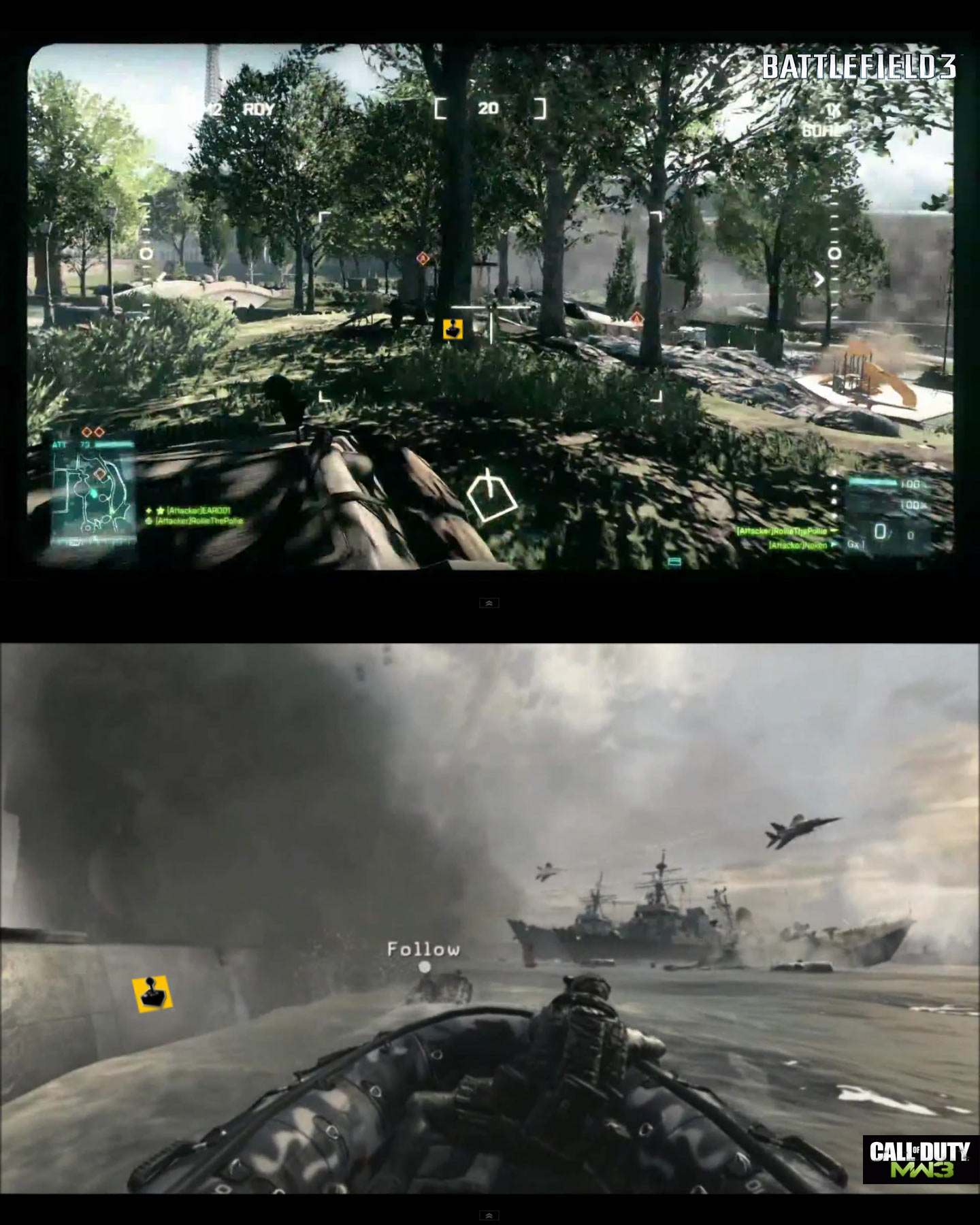 Modern Warfare 3 vs Battlefield 3 - Round 3