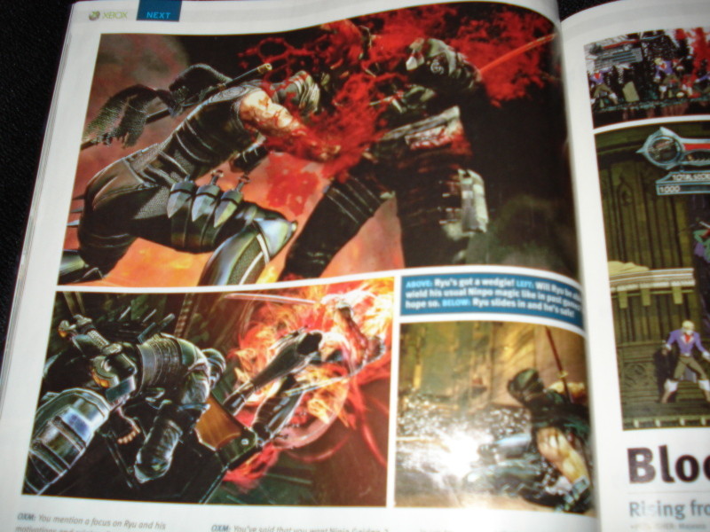 Ninja Gaiden 3'ün ilk dergi taramaları