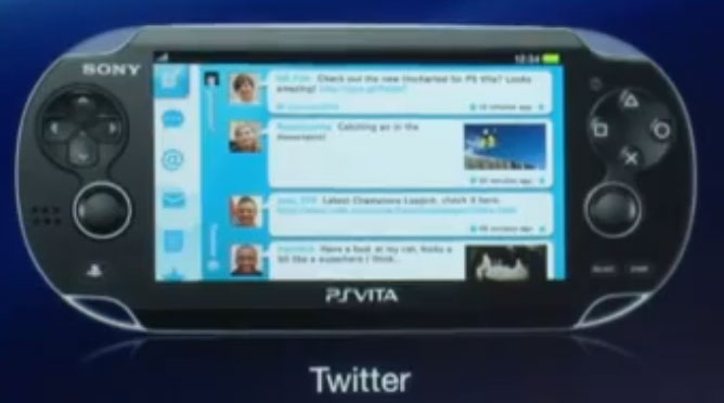 PS Vita'nın işletim sisteminin görüntüleri
