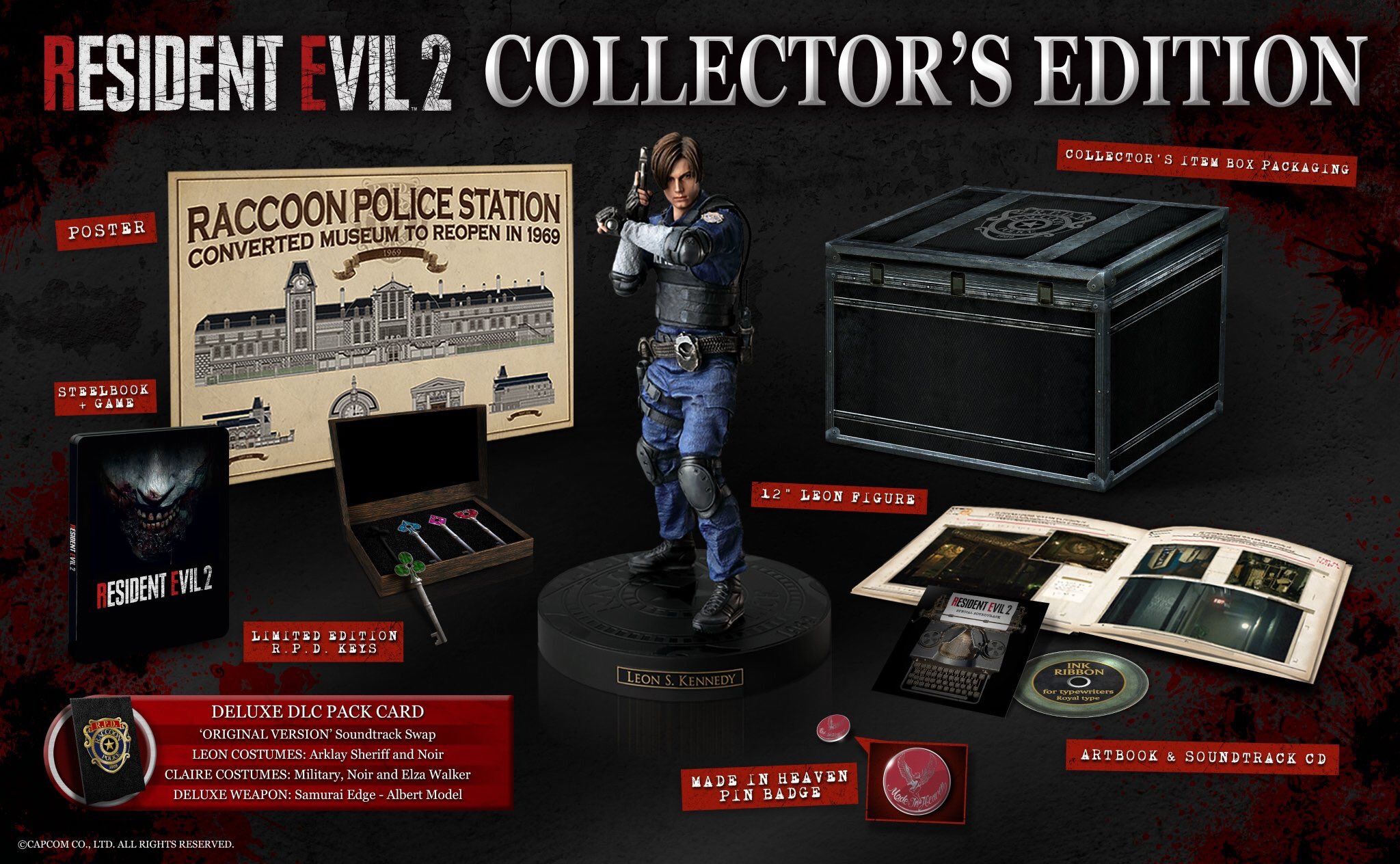 Resident Evil 2'nin koleksiyoncu sürümünde adeta yok yok