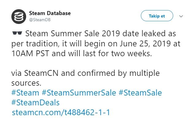 Steam yaz indirimleri yarın başlıyor! Cüzdanları doldurma vakti