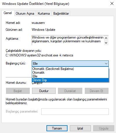 Windows 10'un Otomatik Güncellemesi Ayarlardan Nasıl Kapatılır?