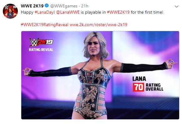 WWE 2K19'da bulunan on altı güreşçinin puanları açıklandı!