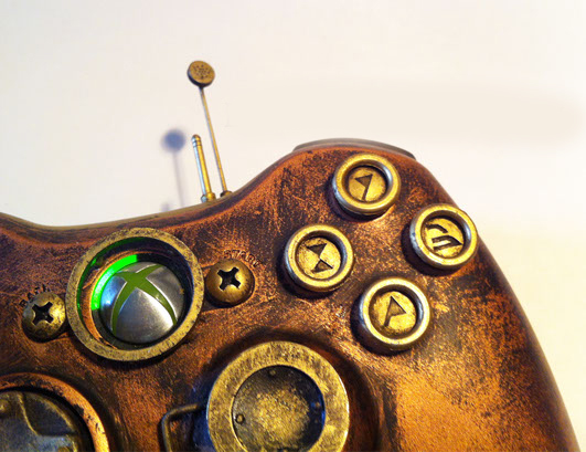 Xbox 360'a özel Steampunk kol tasarımı karşınızda