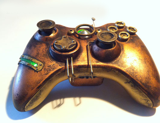 Xbox 360'a özel Steampunk kol tasarımı karşınızda