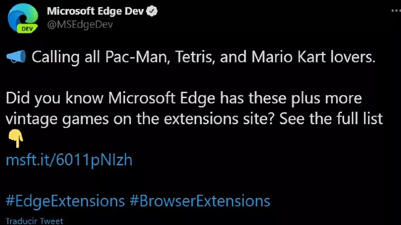 Microsoft Edge Twitter