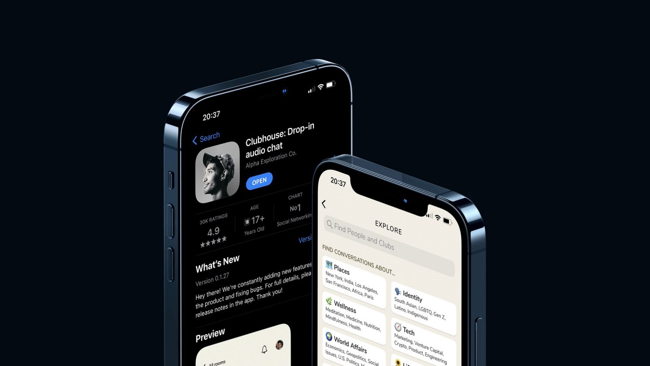 iphone clubhouse