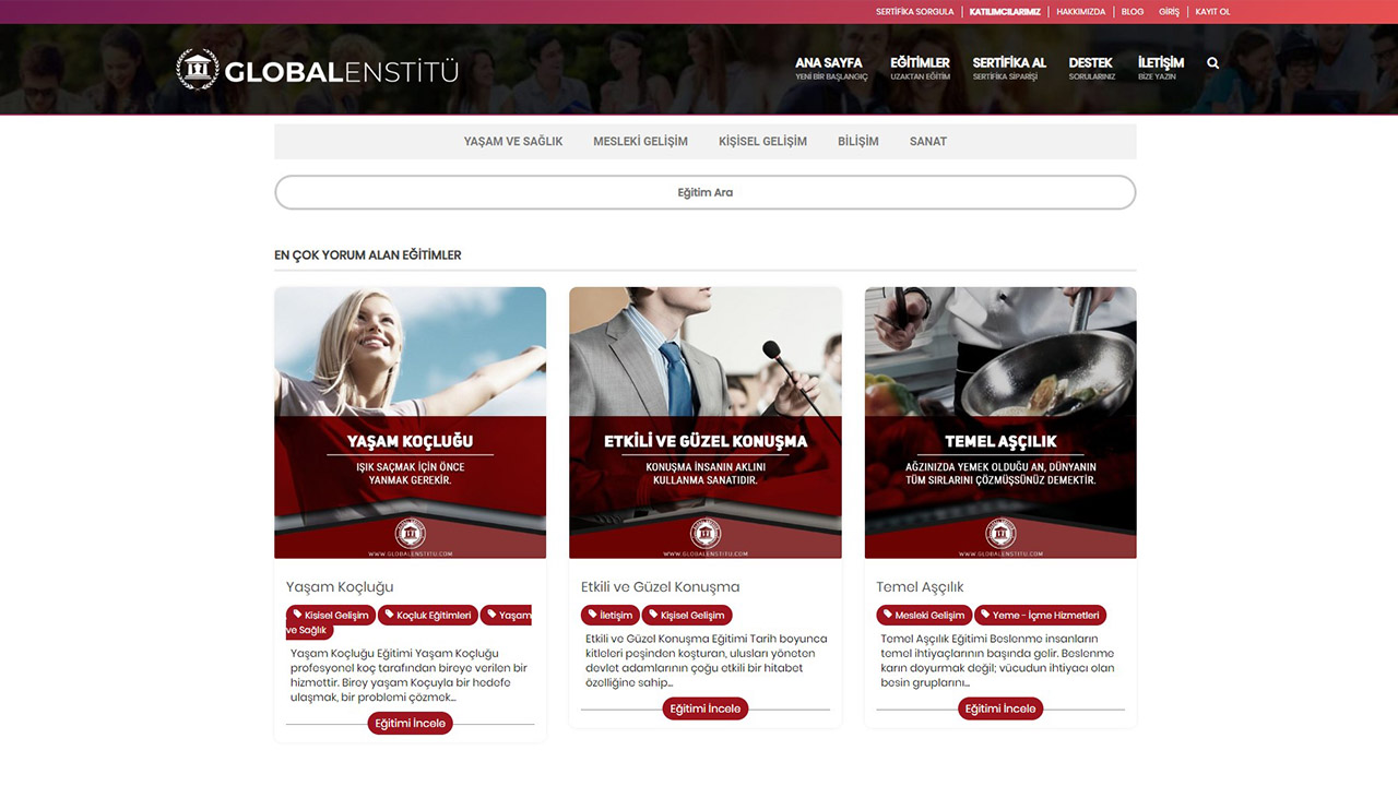 Global Enstitü e-Sertifika