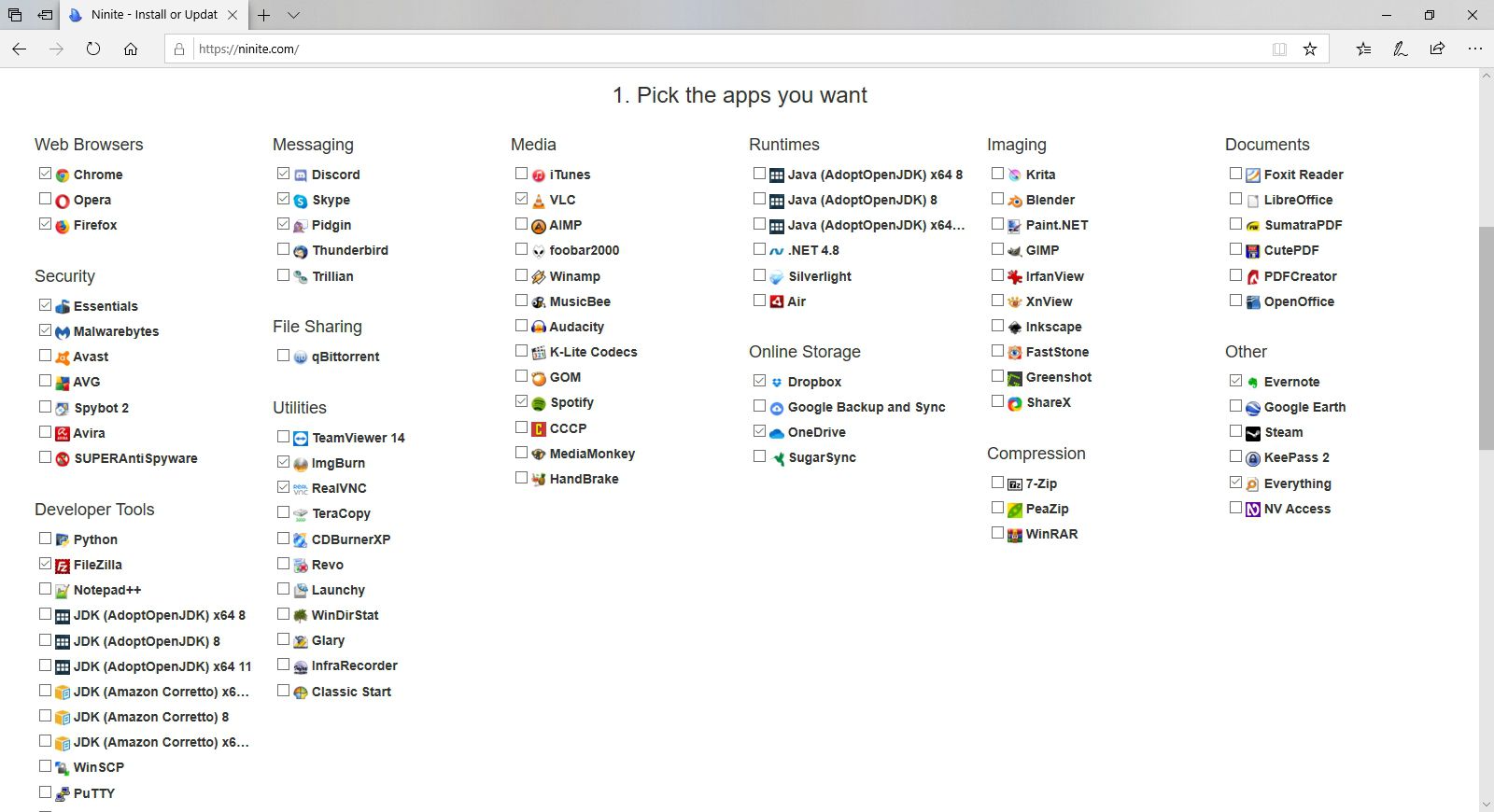 bilgisayarda olması gereken programlar