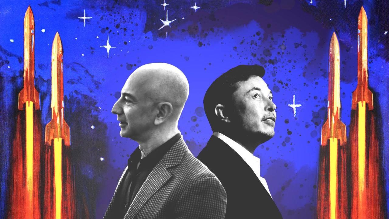 Elon Musk ve Jeff Bezos