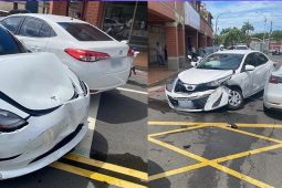 Tesla Model 3, Gündüz Süreyi Birini Kaçıran Vasıtayı Darmaduman Etti