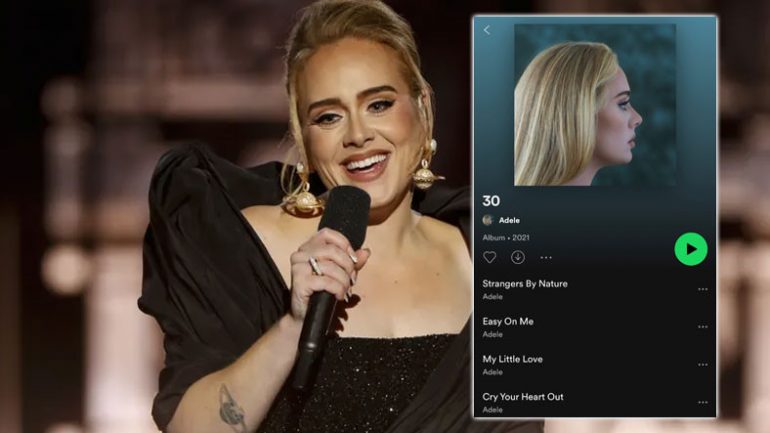 Spotify'dan Adele'in Yeni Albümü İçin Bir İlk: Karmaşık Oynatma Özelliği Kaldırıldı