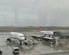 Türk Hava Yolları, Fırtına Sebebiyle İstanbul Varışlı Uçuşları Durdurdu